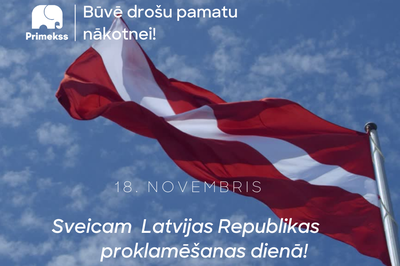 Today, (November 18th) is Latvia's Independence Day and we proudly celebrate the freedom and peace we enjoy. This festive day not only marks the historical path to independence but also serves as a reminder of our collective responsibilities as citizens.